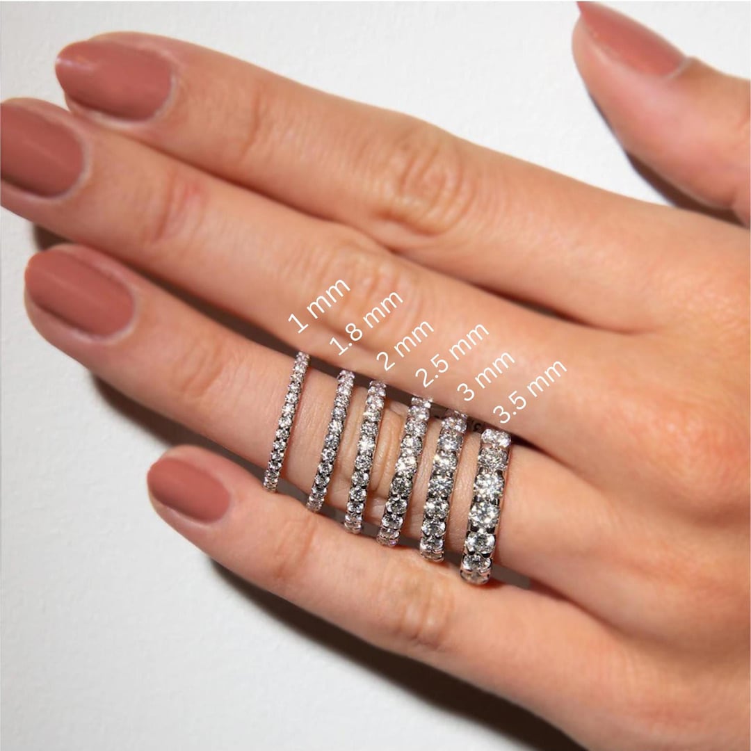 Lab Diamond Eternity Band