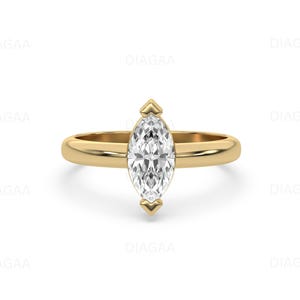 Marquise Diamond Ring, 2 CT Engagement Ring, Marquise Ring, Solitaire Diamond Ring, Lab Diamond Engagement Ring, Promise Ring, Proposal Ring