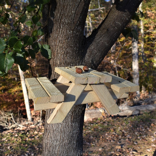 Squirrel Picnic Table Etsy