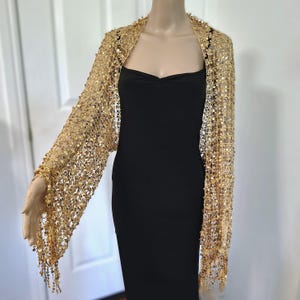 Cheap Women Elegant Evening Dresses Shawls Tassels Female Party Wedding Accessories Scarf
