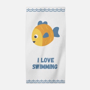 Fish Beach Towel (Premium)
