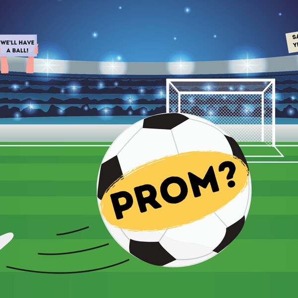 Soccer Prom Proposal Etsy