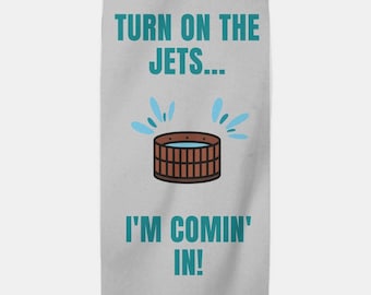 Hot Tub Beach Towel