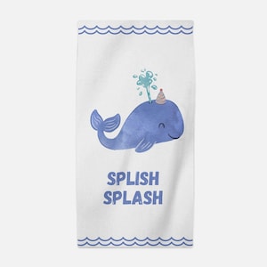 Whale Beach Towel (Premium)