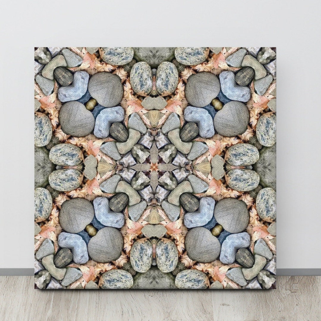 Symmetry Rocks Thin Canvas Nature Lover's Print, Rocks, Symmetry, Creative Wall Art ...