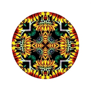 Geometric Print Coaster, Mathematical Coaster, geometry lover gift, math lover gift, 3.5&quot; in diameter