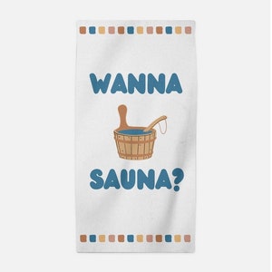 Sauna Towel, Gift for Sauna Lover, Sauna Enthusiast, Gift for Spa Lover, Towel for Spa, Towel for Sauna User, Sauna Gift, Spa gift Idea