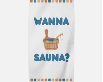 Sauna Towel, Gift for Sauna Lover, Sauna Enthusiast, Gift for Spa Lover, Towel for Spa, Towel for Sauna User, Sauna Gift, Spa gift Idea