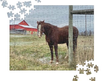 Jigsaw puzzle, horse puzzle, gift for horse lovers, choice of sizes