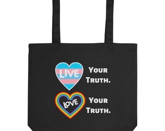 Pride Tote Bag, Eco-Friendly, Transgender Tote bag, Pride gift, Queer gift