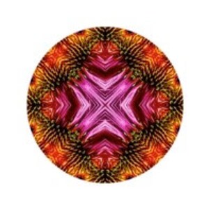 Geometric Print Coaster, geometry coaster, mathematical coaster, 3.5&quot; in diameter