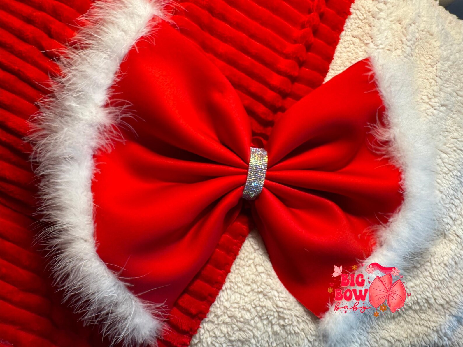 Baby Soft Wool Bow Headband & Booties Set – Cute Party Wear Accessory main image 1