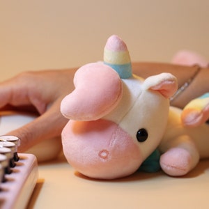 Unicorn Wrist Support Teal- Wrist Support  - Cute hand rest - gift for her - mouse pad