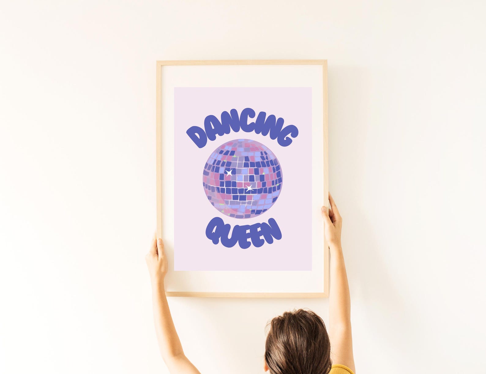 Mamma Mia Poster Dancing Queen ABBA Trendy Disco Wall Art Disco Ball ...