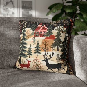 Photo inspiration: Picture Idea: Scandinavian Christmas Pillow Case Scandinavian Decor Christmas Throw