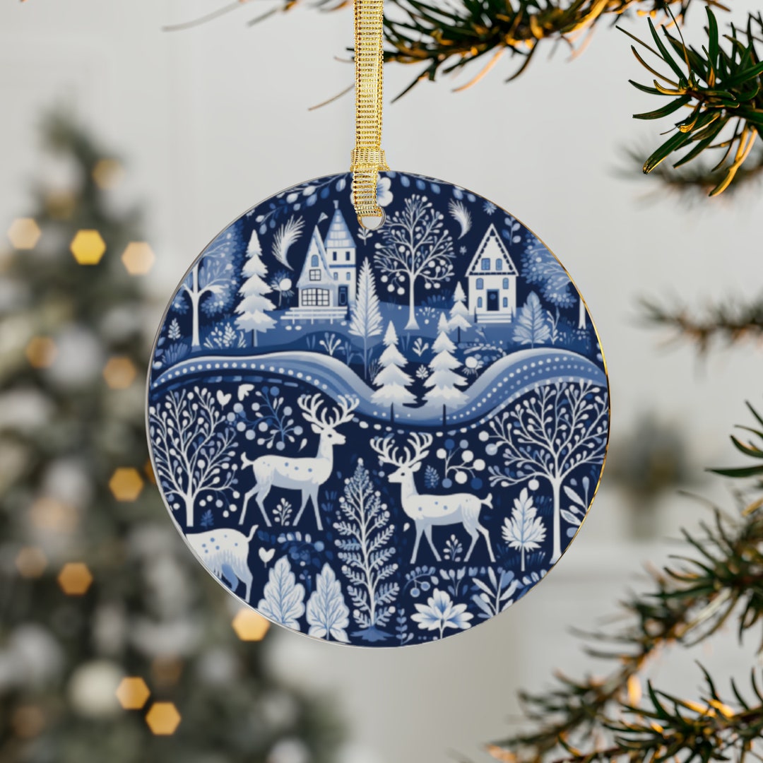Scandinavian Christmas Ornament, Custom Ornament, Personalized ...