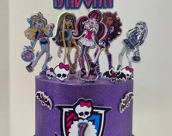 Monster High Cake Topper con Led - Luz intermitente