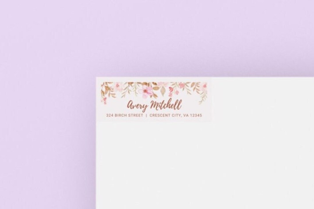 Personalized Return Address Labels FREE SHIPPING High Etsy