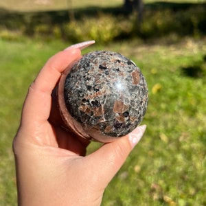UV Reactive Yooperlite Sphere