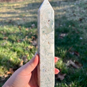 Pastel Moss Agate Tower over 1 pound