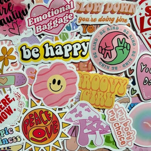 Groovy Aesthetic Sticker Pack