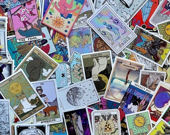 Witchy Tarot Card Sticker Pack
