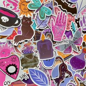 Witchy Cartoon Sticker Pack