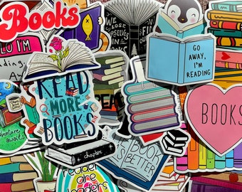 Reading Books Sticker Pack