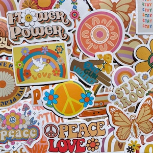 Groovy Positive Vibes Sticker Pack