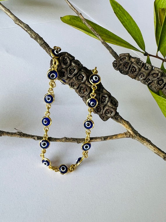 アクセサリー CORNERS Amulet chain BRACELET Evil Eye Chain Bracelet, Trinket, Lucky Charm, Bangle, Mal