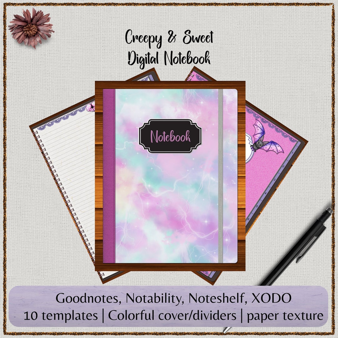 Digital Notebook With Hyperlinks Goodnotes Notebook 10 Templates