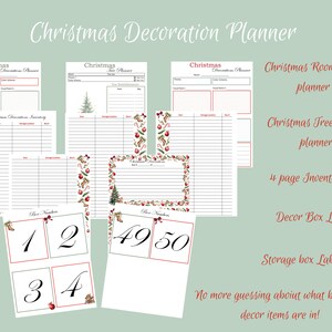 Christmas Planner, Christmas Printable Planner, Holiday Planner, A5 ...