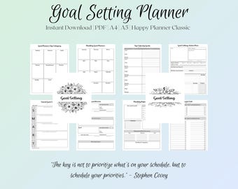 Goal Setting Planner