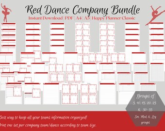The Ultimate Dance Company Bundle - Red