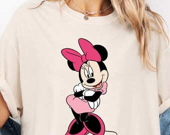 Comfort Colors® Minnie Mouse T-shirt, Disney Minnie Shirt, Disney Minnie Retro Shirt, Disney cadeau shirts, Disney shirts, Minnie Shirt
