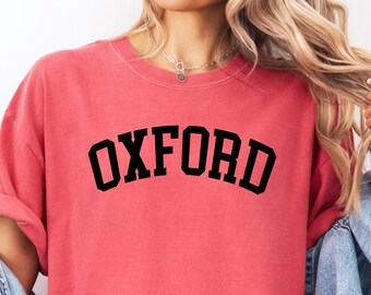 Custom University Shirt, Custom College Text Tee, Personalized Comfort Colors University Name Shirt, Gift for Graduation Customized Text