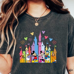 Comfort Colors Disney Mickey And Friends Shirt, Magic Kingdom Shirt, Disney Shirts, Mouse Shirt, Disney Family Vacation Shirt, Disney Castle