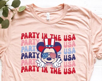 4th of July Mickey T-Shirt, Disney Family Shirt, Disney 4th of July Shirt, Disneyland Fourth of July Shirt, Mickey Mouse Patriotic Shirt