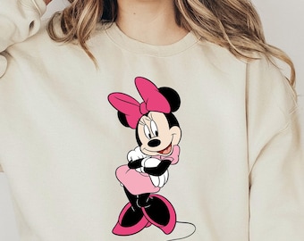 Sweat Minnie Disney, sweat Minnie Mouse, sweat voyage Disney, sweat Disney, sweat femme Disney, sweat à capuche Minnie