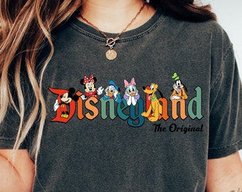 Comfort Colors Disneyland The Original Tshirt, Mickey Disneyland Shirt,Mickey and Friends Shirt,Disneyland Shirt,Disney Shirt for Women Men