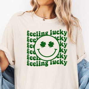 Feeling Lucky Shirt,Lucky Clover Shirt,St Patricks Day Shirt,Lucky Shirt,Clover Shirt,Shamrock Shirt,Irish Shirt,Patrick Day Gift,Pattys Day