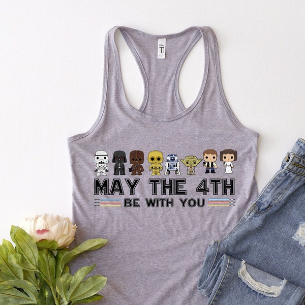 May The 4th Be With You Tank Top, Star Wars Tank,Family Vacation Tank Disneyworld Tank Top Disneyland Shirt