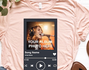 Custom Song Name T-Shirt, Gift For Birthday, Custom Artist Name Shirt, Custom Song Name Shirt, Favorite Song Tee, Custom Favorite Artist Tee