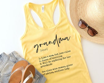 Grandma Tank Top,Grandma Gift,Grandma Tshirt,Funny Grandma Tank,Mothers Day Gift,Grandma Shirt,Cute Womens Tank ,Mothers Day Gift,Mom Tank