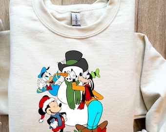 Mickey's  Christmas 2024 Shirt, Mickey And Friends Christmas Sweatshirt, Disney Christmas Party 2024 Shirt, Family Matching Sweatshirt
