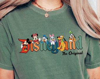 Comfort Colors Disneyland The Original Tshirt, Koszulka Mickey Disneyland, Koszulka Mickey and Friends, Koszulka Disneyland, Koszulka Disney dla kobiet i mężczyzn