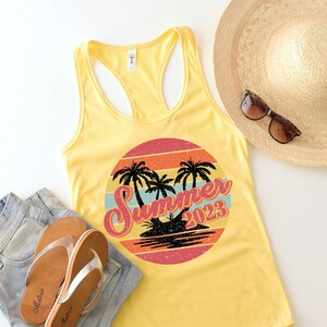 Summer 2023 Tank Top,Retro vintage summer tank,Summer tank, Summer Time Tank, Summer Trip Shirt, Summer Beach Shirt, Beach Girl Shirt image 1