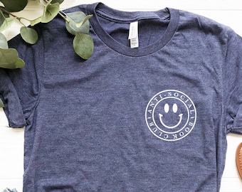 Pocket Anti Social Book Club Tshirt,Books Club Sweatshirt,Sarcastic Shirt,Funny Sweatshirt,Book Lover,Teacher Sweatshirt,Librarian Shirt