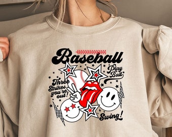 Game Day Baseball Sweatshirt,Game Day Softball Sweatshirt,Funny Baseball Mom Sweatshirt,Baseball game day Sweatshirt,Baseball Shirt