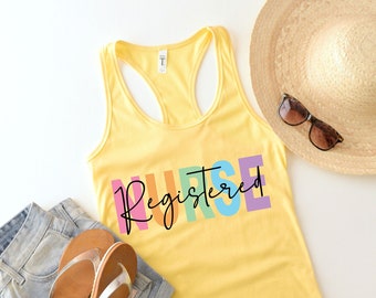 Registered Nurse Tank Top,Nurse Tank,Nurse Birthday Gift Idea, Nursing Student,Nursing School Shirts,Nurse Friends, Nurse Gift